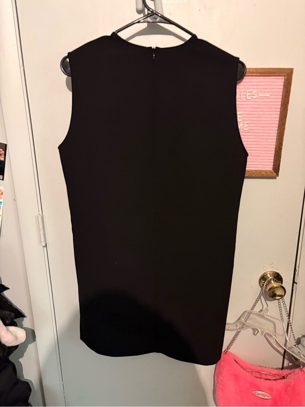 Zara Sleeveless Shift Dress - Black - Picture 2 of 4